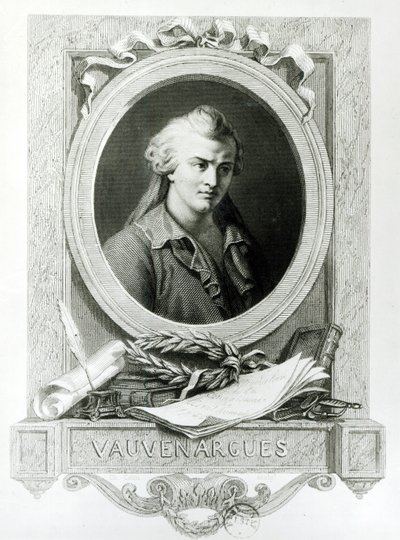 Luc de Clapiers (1715-47) Marquis of Vauvenargues by Charles Amedee Colin